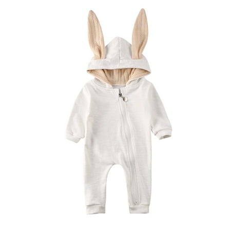 

Autumn Infant Baby Boy Girl Clothes Rabbit Ears Jumpsuit Overall Outfit