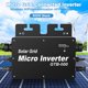 thumbnail image 2 of Microinversor de conexión a red solar de 600 W, inversor solar impermeable con monitor de aplicación WiFi AC220 V negro, 2 of 9