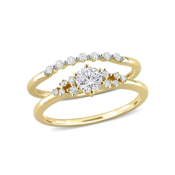 Everly Women's Diamond 10k Yellow Gold Bridal Set