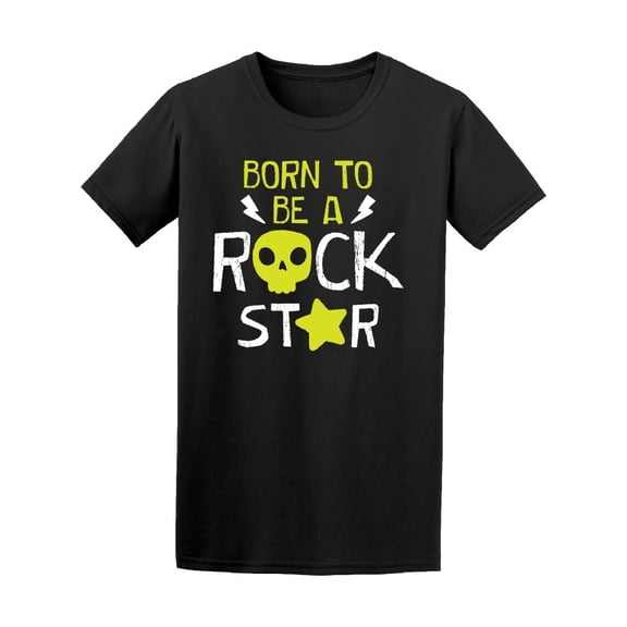 Born To Be A Rockstar Stars Tee Men's -Image by Shutterstock