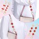 thumbnail image 3 of Cadena extensora para bolso de 6 estilos, de 5,9 a 8 pulgadas, con correas cortas, dijes para bolso con hebillas doradas y colgantes de corazón de cereza., 3 of 5