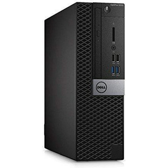 Restored Dell Optiplex 5050 SFF Desktop | Core i5 - 7500 - 256GB SSD Hard Drive - 16GB RAM | 4 cores @ 3.8 GHz Win 10 Pro Black (Refurbished)