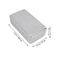 thumbnail image 2 of SEWACC Guitar Pedal Enclosure 1Pcs Silver Aluminum for Outdoor Projector Use, 2 of 7