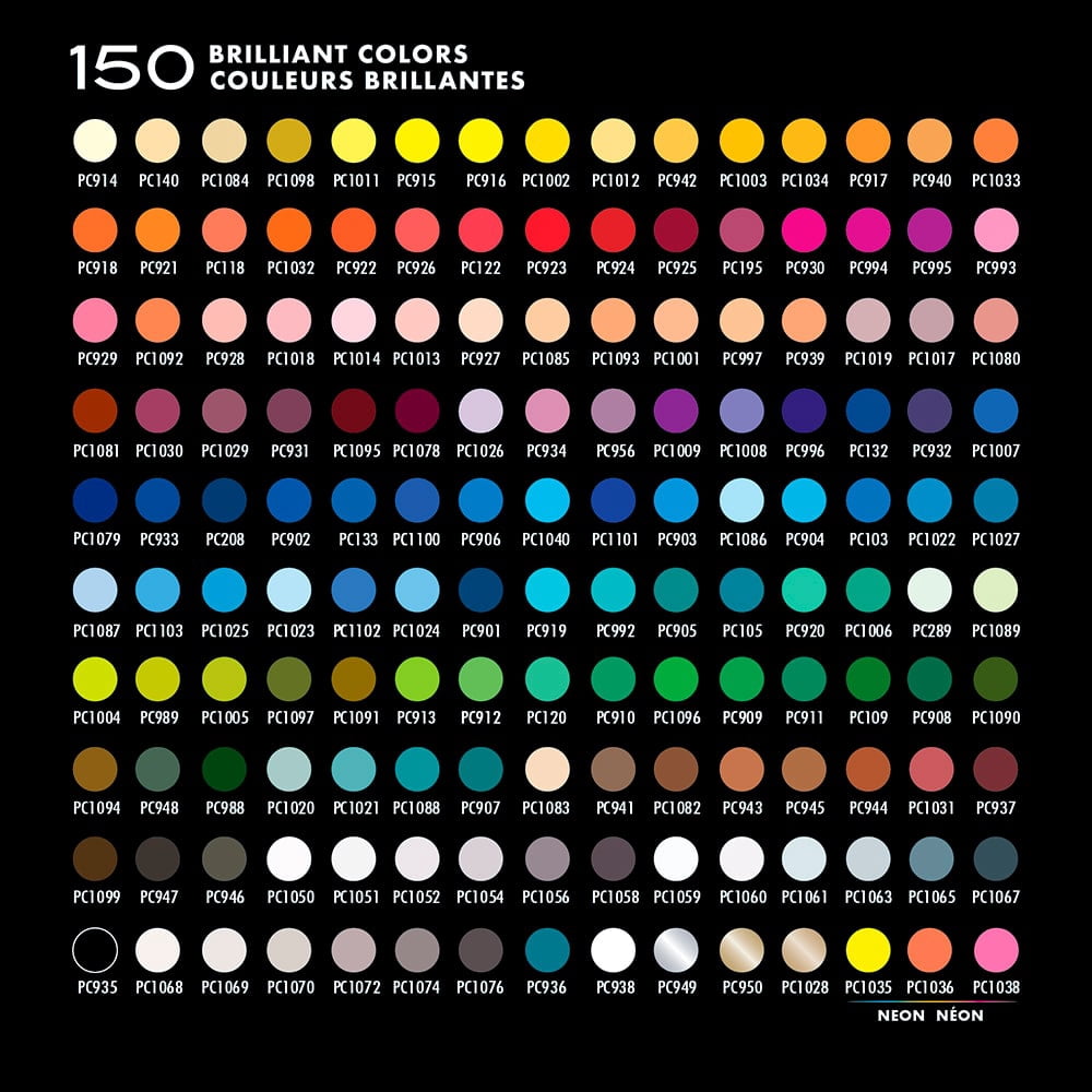 Prismacolor 150 Count (450 total) Premier Soft Core Colored Pencil