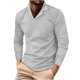 thumbnail image 2 of pstuiky Camisas de invierno de manga larga para hombre, Camisa informal de manga larga con solapa para hombre Tops de hombre m, 2 of 4