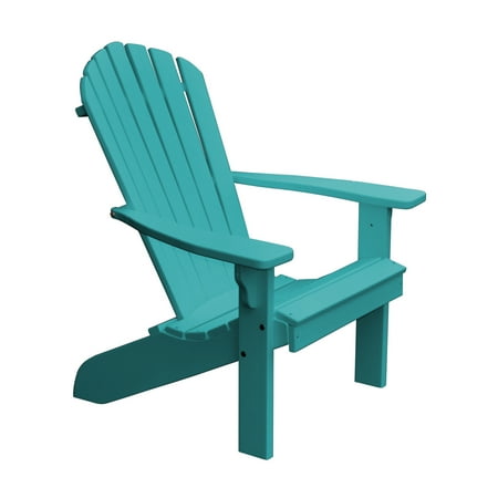 Furniture Barn USA® Poly Fan Back Adirondack Chair - Aruba Blue