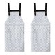 thumbnail image 1 of Delantal floral de 2 piezas, delantal de lona impermeable de verano para mujer para cocina y hogar, para catering, 1 of 5