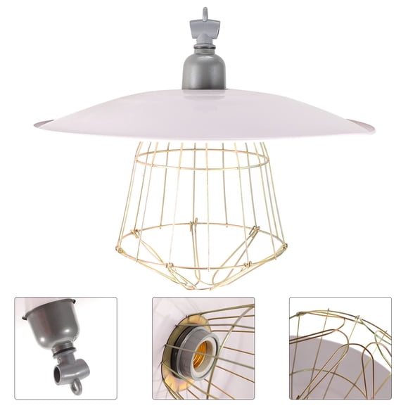 OULII Livestock Heating Lamp White Durable Material with Easy Installation and High Safety