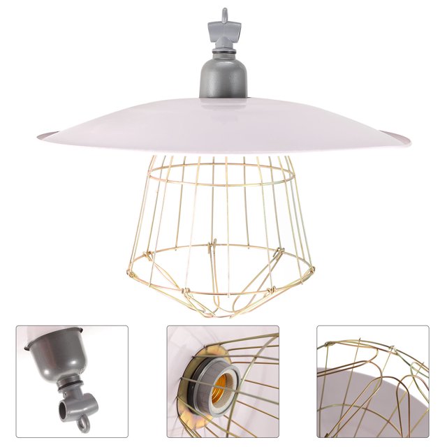 OULII Livestock Heating Lamp White Durable Material with Easy Installation and High Safety