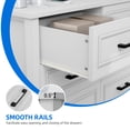 thumbnail image 4 of Uforic Dresser TV Stand,6 Drawer Dressers for Wooden Chest Storage Cabinet with Built-in Power Socket, 4 of 6