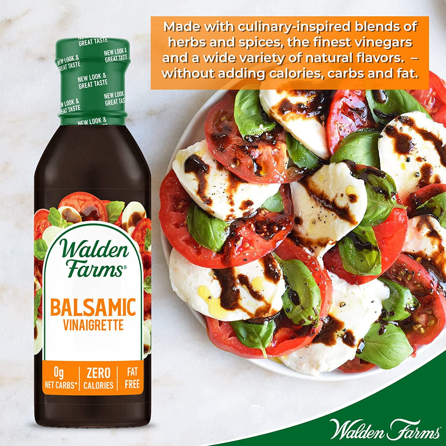 Walden Farms Calorie-Free Balsamic Vinaigrette Dressing ...