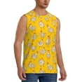 thumbnail image 2 of Daiia Funny Chicken Printed Men's Tank Tops,Casual Soft Sleeveless Gym Muscle Shirts Bodybuilding Tee-XX-Large, 2 of 8