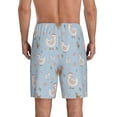thumbnail image 4 of Lsque Funny Chicken Mens Sleep Pajama Shorts,Short Pajama Pants, Cotton Ultra-Soft Knit-X-Large, 4 of 9