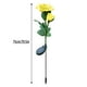 thumbnail image 3 of Luces solares con forma de rosal para jardín, ideales para decoración exterior | Luces LED solares con forma de flor para iluminar patios, senderos, macizos de flores y caminos, 3 of 5
