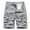 Gray, variant on Turilly Men's Shorts Summer Outdoors Casual Solid Color Button Multi-pocket Sport Shorts Pants