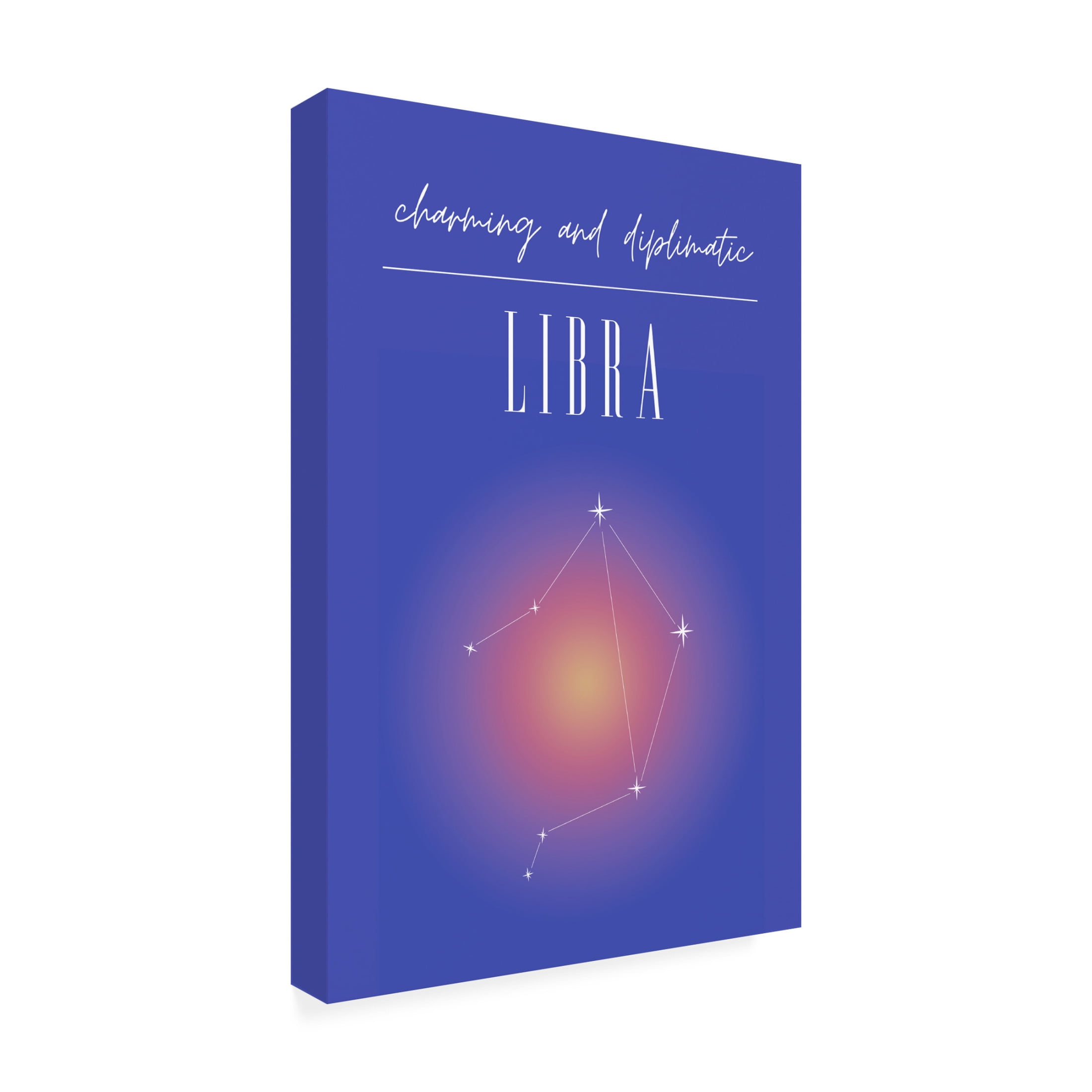 Trademark Fine Art Amelie  Libra Zodiac Print Art Canvas Wall Art