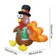 thumbnail image 3 of Inflatable Turkey Pilgrim Hat Yard Decoration LED Light Blow Outdoor Indoor Lawns Thanksgiving Yard Decor Fall Family Part, Inflatable Turkey Yard Decoration, LED Light, Blow Up, Yard Decor,, 3 of 9