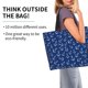 thumbnail image 2 of Fotbe Nautical Anchors Bolsa Tote Estética de Lona con Estampado para Mujer - Bolsa Reutilizable de Hombro Casual para Vacaciones, Compras, Trabajo y Gimnasio, 2 of 8