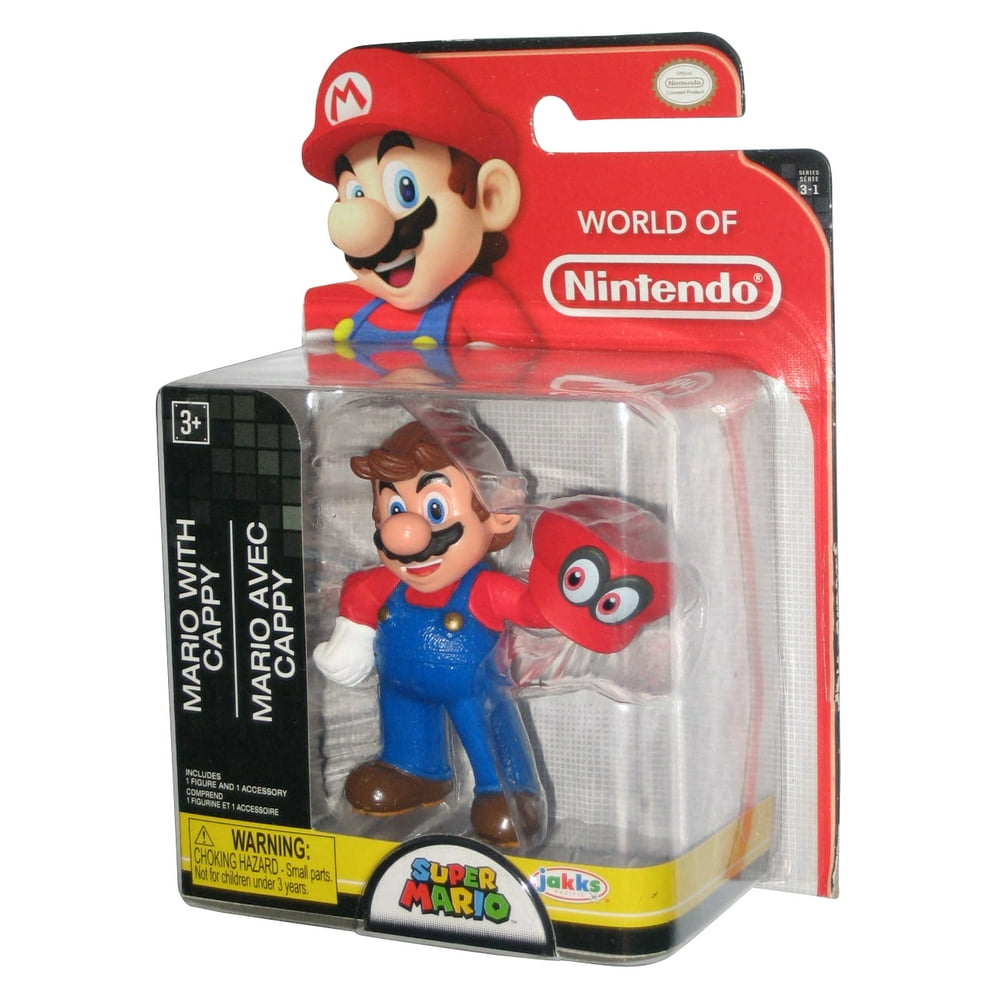 World of Nintendo Super Mario Bros. Odyssey Figure w/ Cappy Walmart
