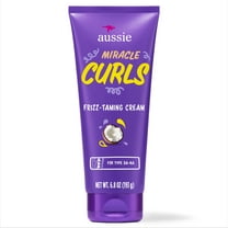 Aussie Miracle Curls Frizz Taming Curl Cream, for Curly Hair 6.8 fl oz