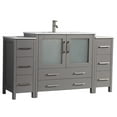 thumbnail image 3 of Vanity Art VA3036-60G 60 in. Single Sink Bathroom Vanity Set, Gray, 3 of 5
