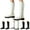 Black, variant on Women's Winter Knee High Snow Boots Waterproof Rain Warm Furry Lined Tall Boots Fold Over Wide Calf Dressy Booties White 6.5