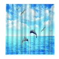 thumbnail image 3 of Cortinas Opacas Impresos 3D BLESIY Cortinas de ventana de impresión 3D 150x166cm, 3 of 7