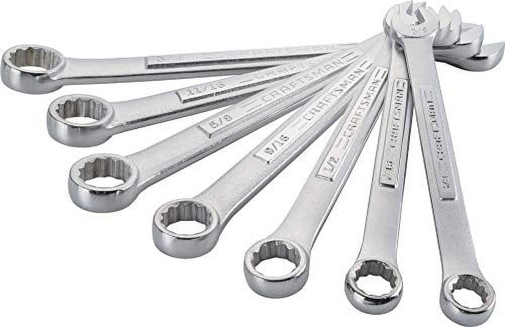 CRAFTSMAN - 7 Piece Raised Panel Wrench Set 12 Point SAE - 7Piece (CMMT12079)