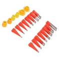 thumbnail image 3 of Caulking Finisher Tool Set, Stainless Steel Rustproof Easy Installation Sealant Caulking Nozzle Applicator Lightweight  For Wall Base, 3 of 8