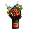 thumbnail image 1 of Ramo de cabeza de calabaza de Halloween, adorno de fantasma de calabaza, decoración, mini flor Naranja, 1 of 9