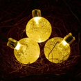 thumbnail image 4 of Led Solar Bubble Ball Light String Crystal Ball String Light Outdoor Courtyard Waterproof Christmas Lawn Holiday Lights, 4 of 5