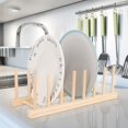 thumbnail image 4 of VGEBY Wooden Dish Stand Dish Drying Rack, Dish Rack, For Countertop Kitchen, 4 of 8