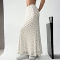 thumbnail image 6 of Womens Floral Chiffon Maxi Skirt 2026 Summer High Waisted Flared Elegant Long Skirts for Women, 6 of 6