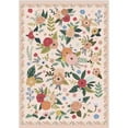 thumbnail image 3 of BERTHMEER 2'x6' Washable Runner Rugs for Hallway Bathroom Bedroom Entryway Kitchen Non Slip Pink Floral Vintage Oriental Traditional Flower Runner Rugs, Multicolor, 3 of 9