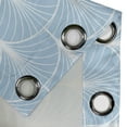 thumbnail image 4 of Ambesonne Art Deco Grommet Curtain, Blue Geometric Circles, 50"x120", Pale Blue and White, 4 of 5