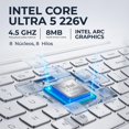 thumbnail image 3 of Laptop IA PC HP OmniBook X Flip 2 en 1 Intel Core Ultra 5 226V 16GB LPDDR5X SSD 512GB Pantalla 14" Touch 2K Copilot+ PC NPU 40 TOPS Windows 11 Teclado Ingles Azul, 3 of 6