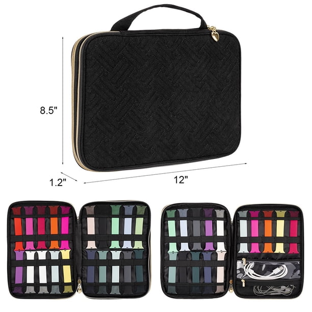 Bolsa de almacenamiento de correa de reloj de pulsera de gran capacidad organizador de cable de carga de correa de reloj Ndcxsfigh Para estrenar
