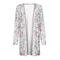 thumbnail image 5 of YueHuiYing Women's Lightweight Cardigan Open Front Long Sleeve Casual Loose Thin Cardigans with Pockets 2026, 5 of 5