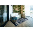 thumbnail image 2 of Linon Outdoor Washable Area Rug Collection, Navy and Ivory, 3' x 5', 2 of 7