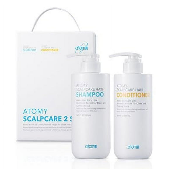 Atomy Scalpcare Hair Care Set (2 Pcs) - Shampooing, Revitalisant / Décolorer et Revitaliser