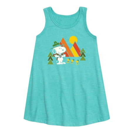 

Peanuts - Retro Trailblazers - Toddler and Youth Girls A-line Dress