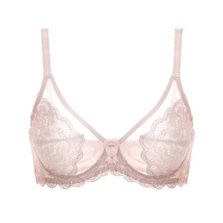 

Women s Floral Lace Bra Full Coverage Underwire Unlined Lace Mesh Sexy Sheer Bra