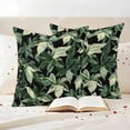 thumbnail image 3 of Tropical Leaf Outdoor Waterproof Pillow Covers, Summer Palm Tree Branch Nature Modern Decorative Square Throw Pillowcase Sofa Cushion Sham for Patio/Couch/Chair, 16"x16" 2 Pack, 3 of 8
