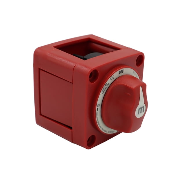 Interruptor De Batería De Yate Rv Interruptor de desconexión de alimentación de batería de 12 V-48 V M-Series 300A para coche RV Barco (6007) Ndcxsfigh Accesorios para autos y motos