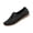 Black, variant on Lace‑Up Suede Patchwork Loafers, Women's Handmade Leather Slip On Orthopedic Loafers, Casual Vintage Comfortable Lightweight Anti Slip Walking Flat Shoes, Beige 8