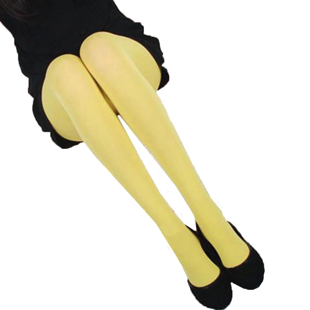 Walmart yellow cheap tights