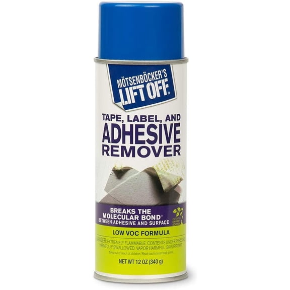 Motsenbockers Lift Off Tape, Label, and Adhesive Remover - Clear - 3 Pack, 12 oz