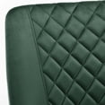 thumbnail image 4 of Duhome Office Chair Velvet Desk Chair on Wheels Adjustable Computer Chair for Home Office Bedroom Modern, Dark Green, 4 of 7