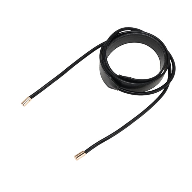 Cinturón de cintura ajustable elegante con nudo de Bargains Únicos 1 Pc Negro