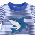 thumbnail image 4 of KPOPLK Infant Baby Clothes Boy Cute Cartoon Print for 0 3 6 9 12 18 24 36 Months Baby Funny Bodysuit Jumpsuit Newborn Onesie Outfits(0-3 Months,Blue), 4 of 4